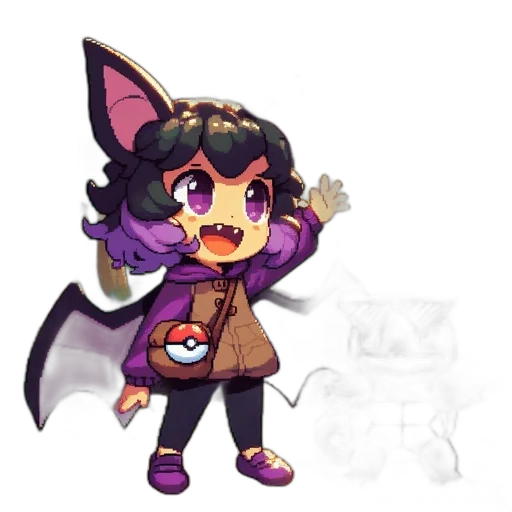 staff, creature, pixel art, concept art transparent PNG cut-out