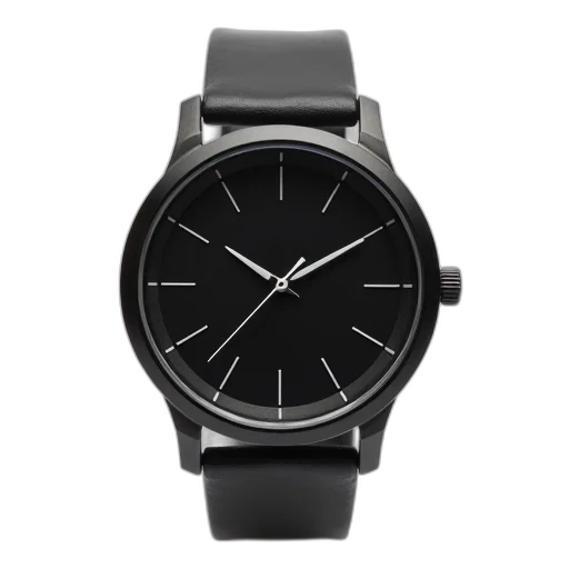jewelry, monochrome, black, wristwatch transparent PNG cut-out
