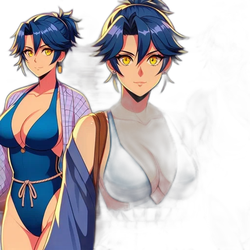 dress, concept art, anime, fantasy art transparent PNG cut-out