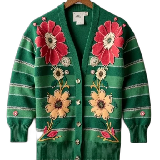 jacket, dress, green, stripe transparent PNG cut-out