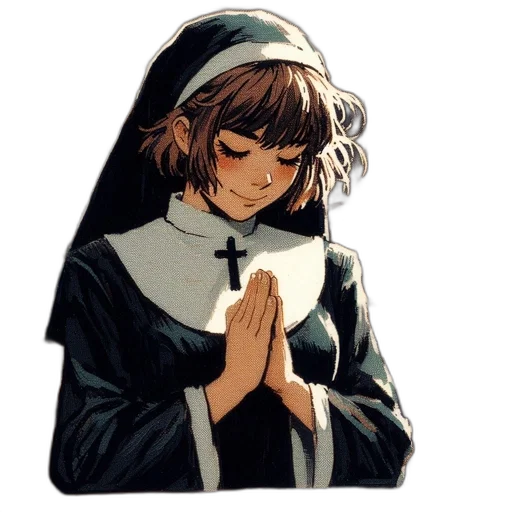 jacket, dress, staff, weapon transparent PNG cut-out
