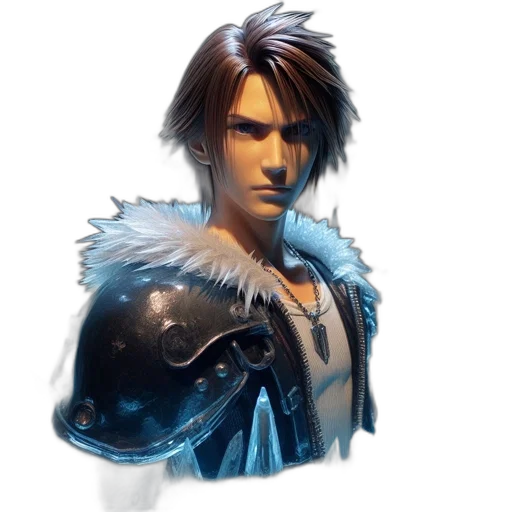 jacket, sword, face, weapon transparent PNG cut-out
