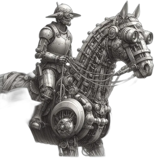 robot, weapon, sword, concept art transparent PNG cut-out