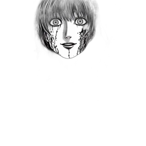 face, mask, creature, robot transparent PNG cut-out