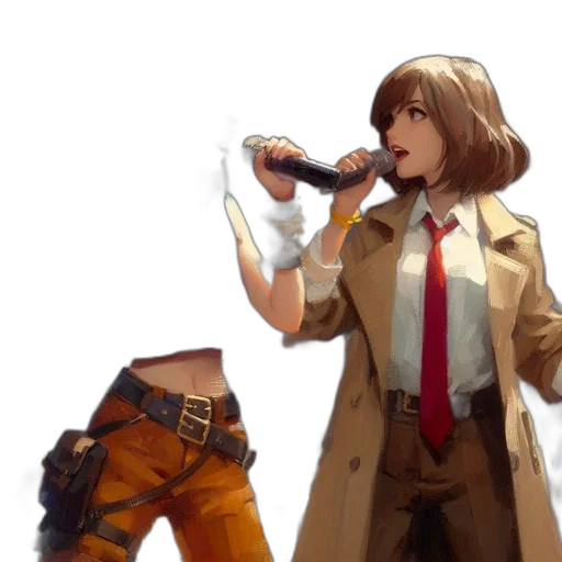 staff, jacket, weapon, sword transparent PNG cut-out