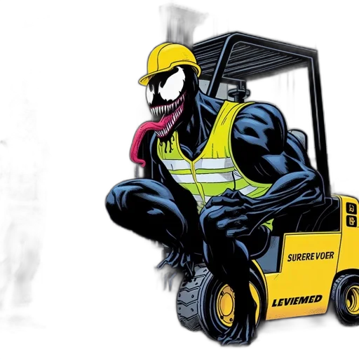 comic book art, concept art, cartoon, warehouse transparent PNG cut-out