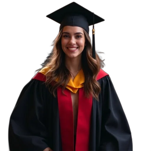 staff, hat, jacket, dress transparent PNG cut-out