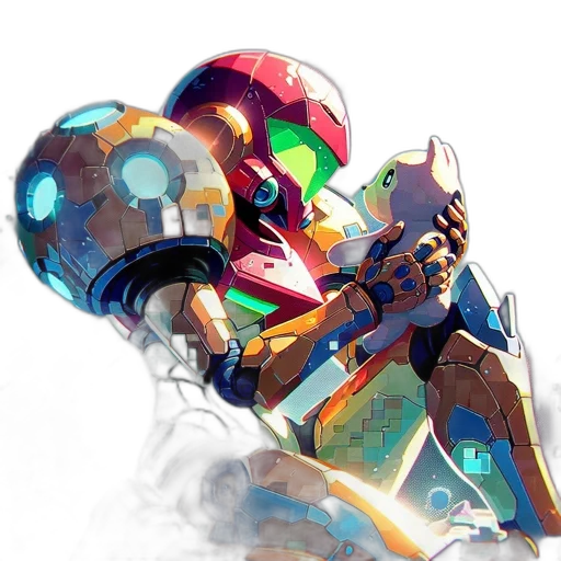 robot, mask, face, weapon transparent PNG cut-out