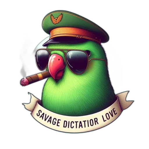 staff, vibrant, green, parrot transparent PNG cut-out