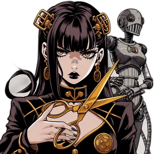 jewelry, staff, robot, weapon transparent PNG cut-out
