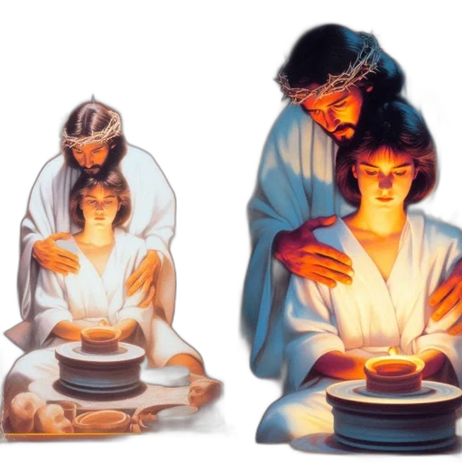 concept art, photorealistic, 3d render, oil painting transparent PNG cut-out