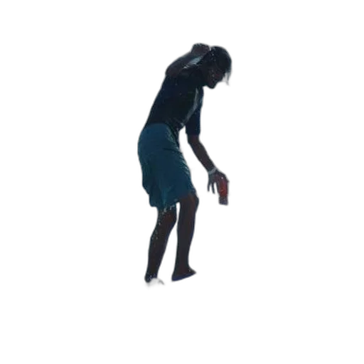 dress, staff, jacket, shoes transparent PNG cut-out