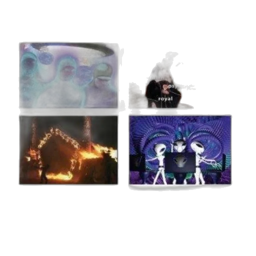 dragon, concept art, fire, outer space transparent PNG cut-out
