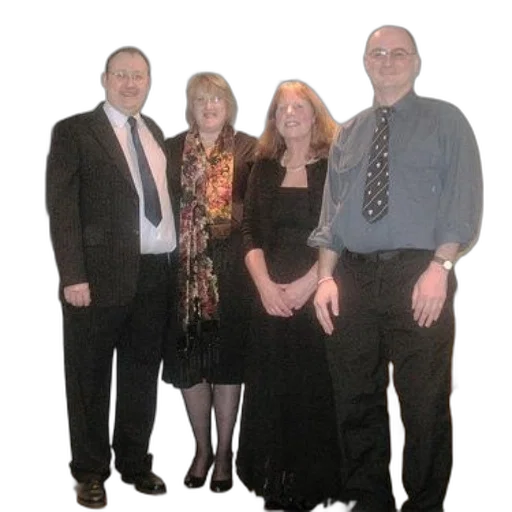 staff, dress, four, people transparent PNG cut-out
