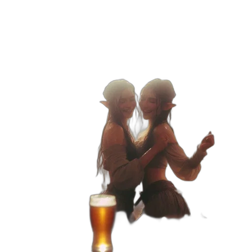 bottle, dress, crown, umbrella transparent PNG cut-out