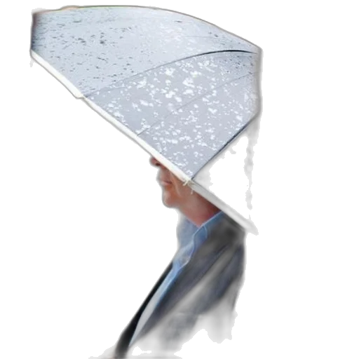 umbrella, staff, jacket, hat transparent PNG cut-out
