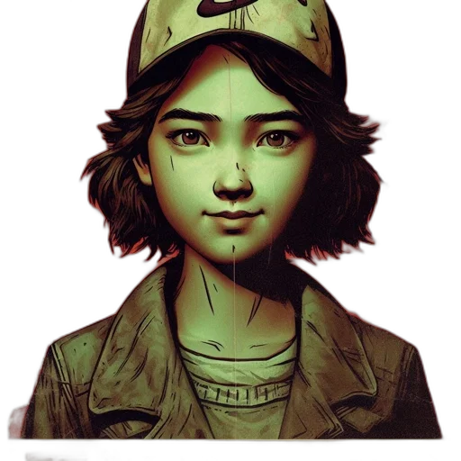 face, hat, jacket, mask transparent PNG cut-out