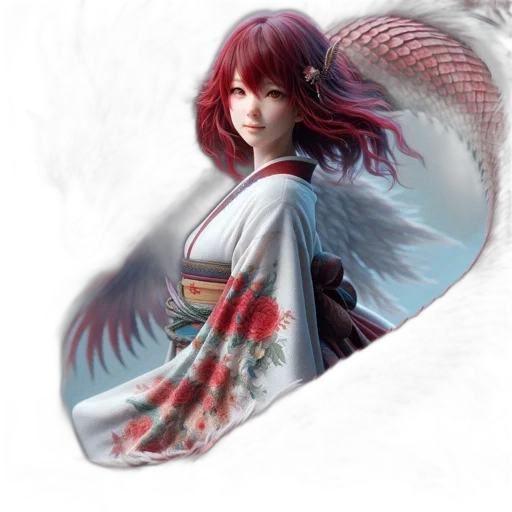 dragon, fantasy art, concept art, photorealistic transparent PNG cut-out