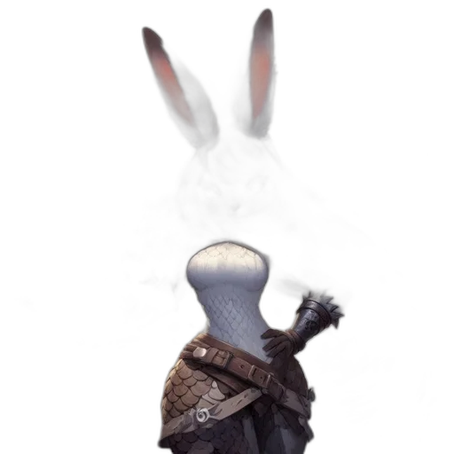 dress, mask, hat, staff transparent PNG cut-out