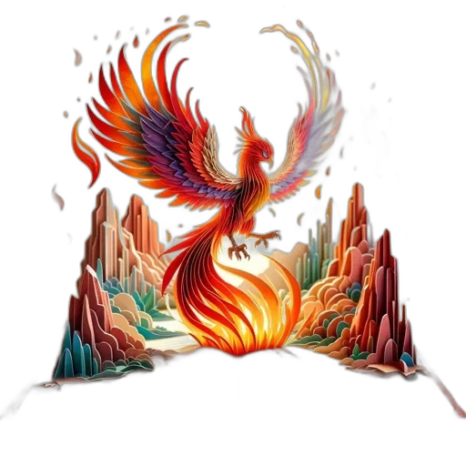dragon, fantasy art, concept art, pixel art transparent PNG cut-out