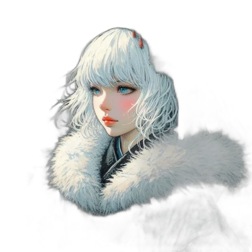 face, jacket, mask, crown transparent PNG cut-out
