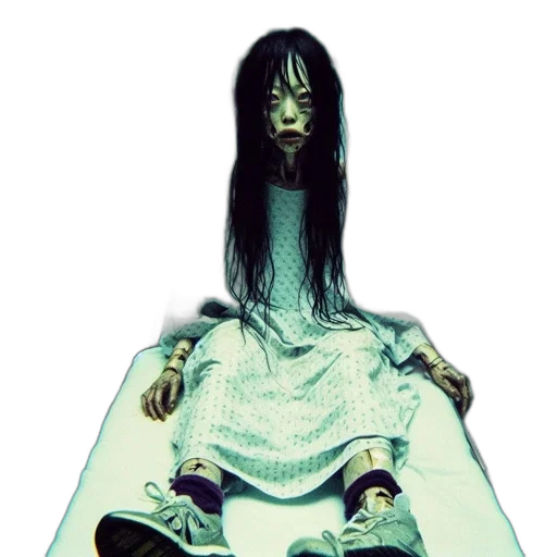 dress, creature, mask, hair transparent PNG cut-out