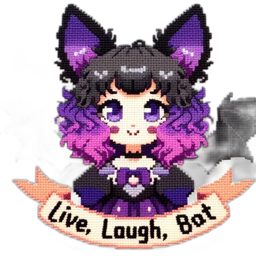 staff, pixel art, anime, vaporwave transparent PNG cut-out