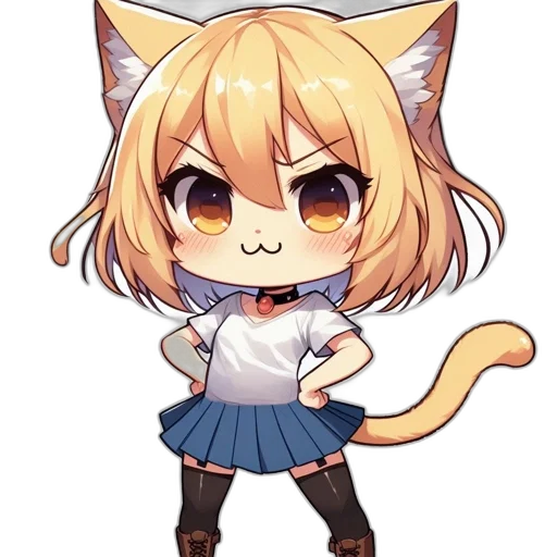 staff, animal, creature, anime transparent PNG cut-out