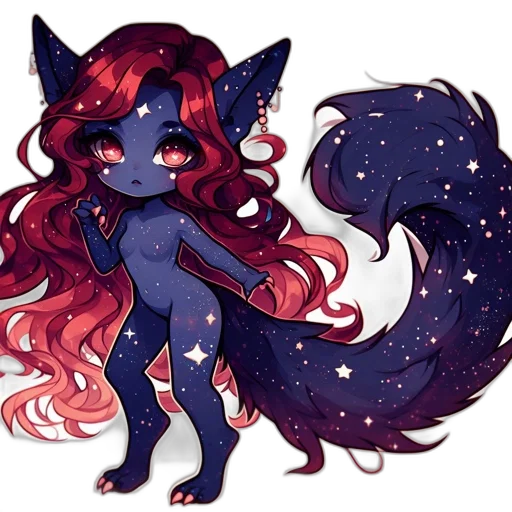 creature, staff, fantasy art, pixel art transparent PNG cut-out