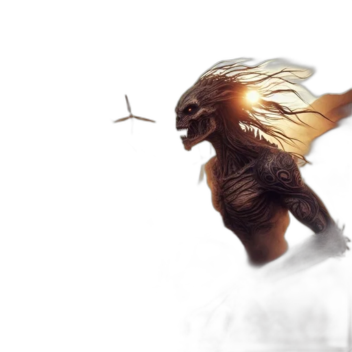 dragon, creature, animal, mask transparent PNG cut-out
