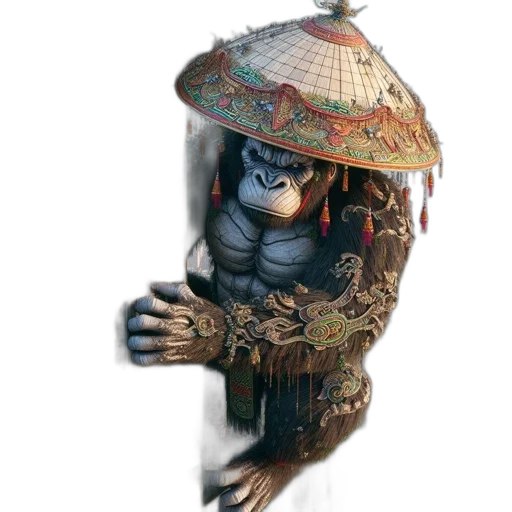 hat, staff, mask, umbrella transparent PNG cut-out