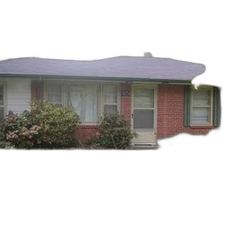 building, umbrella, 3d render, photorealistic transparent PNG cut-out