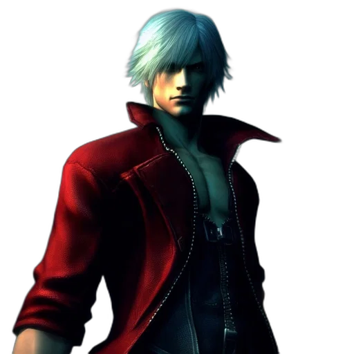 jacket, concept art, 3d render, red transparent PNG cut-out