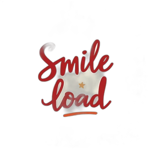 3d render, smile, out, loud transparent PNG cut-out