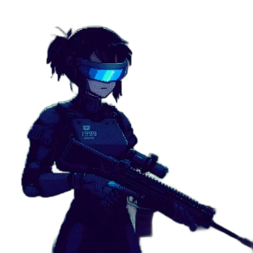 weapon, robot, staff, mask transparent PNG cut-out