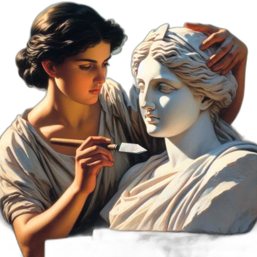 jewelry, dress, photorealistic, oil painting transparent PNG cut-out