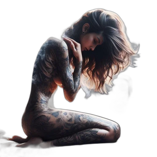 dress, jewelry, hair, creature transparent PNG cut-out