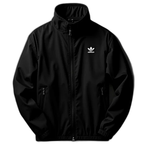 jacket, 3d render, photorealistic, dark transparent PNG cut-out