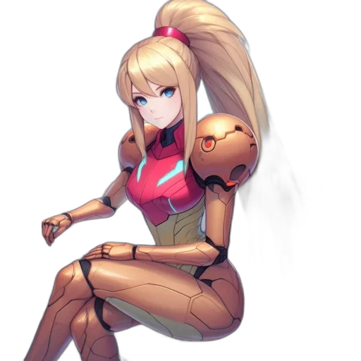 robot, dress, weapon, staff transparent PNG cut-out