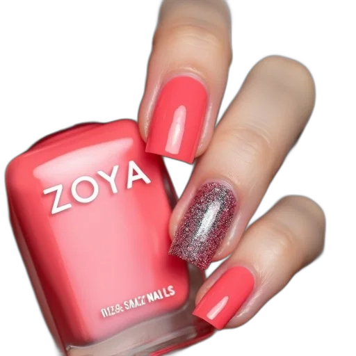 photorealistic, red, zoya, nailpolis transparent PNG cut-out