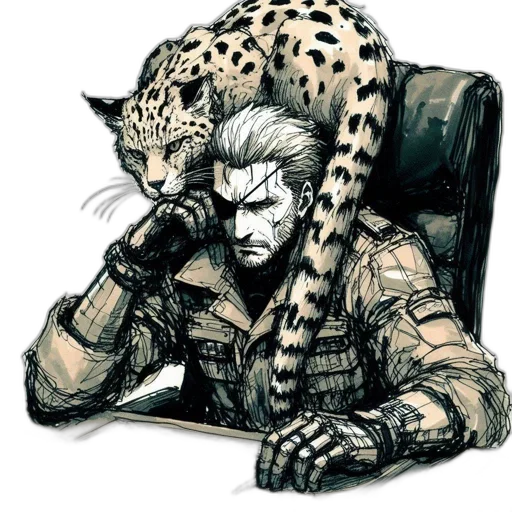 animal, weapon, concept art, comic book art transparent PNG cut-out