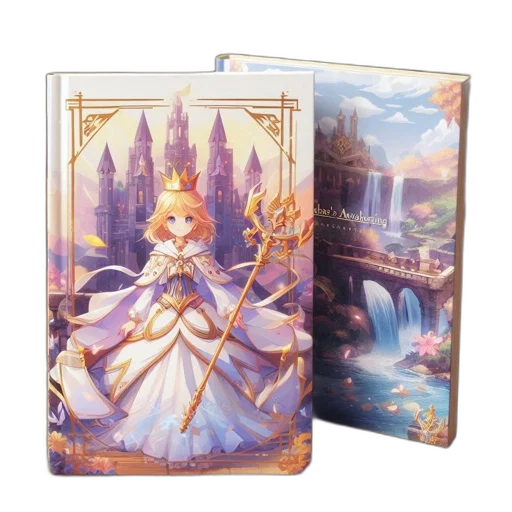 fantasy art, concept art, two, hardcover transparent PNG cut-out
