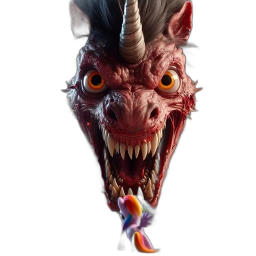 dragon, mask, creature, animal transparent PNG cut-out