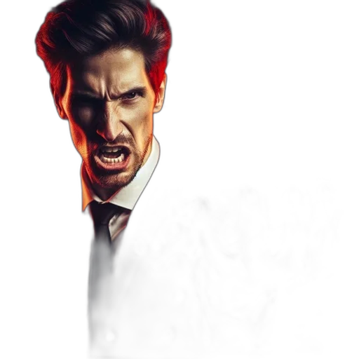 face, mask, hair, staff transparent PNG cut-out