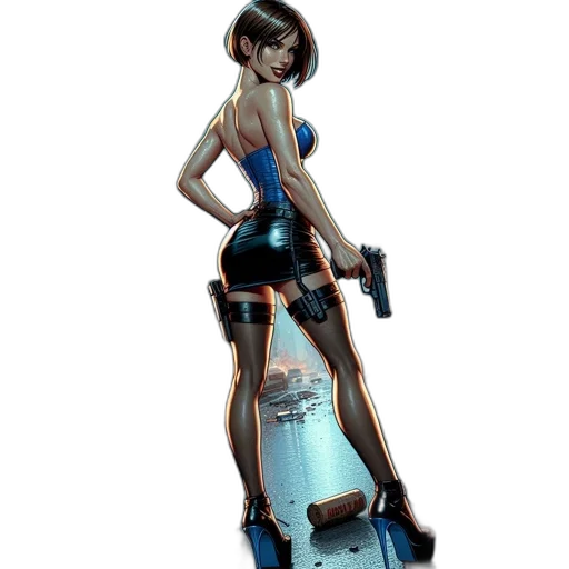 weapon, dress, robot, concept art transparent PNG cut-out
