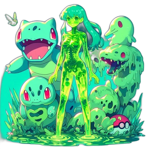 creature, dress, pixel art, concept art transparent PNG cut-out