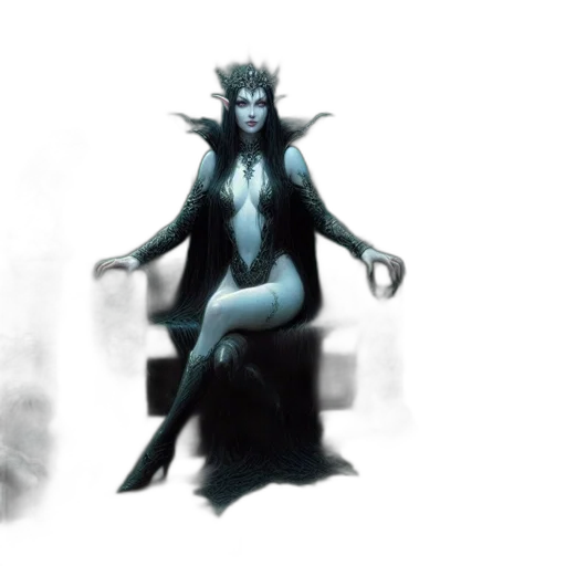 creature, dress, concept art, fantasy art transparent PNG cut-out