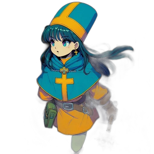 hat, staff, crown, sword transparent PNG cut-out