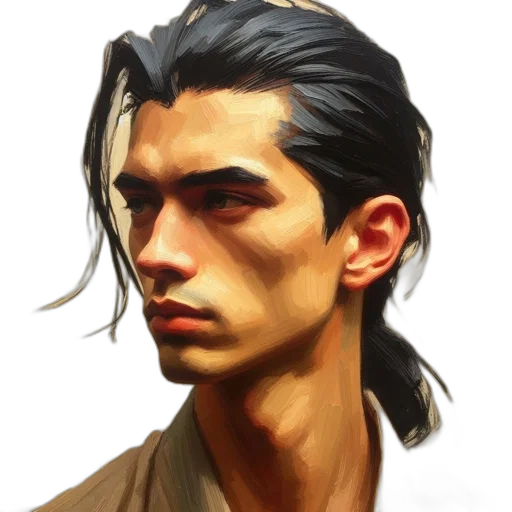 face, staff, photorealistic, fantasy art transparent PNG cut-out