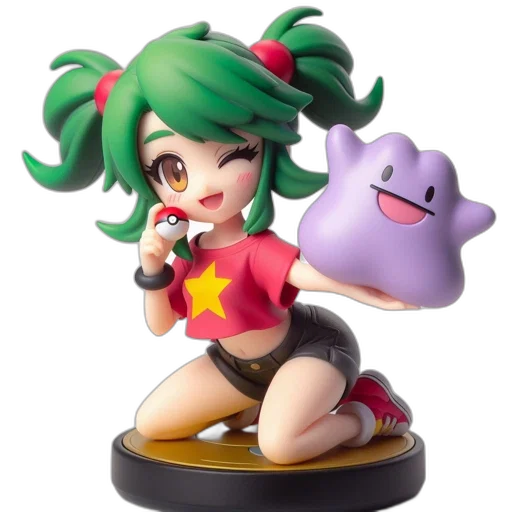 concept art, 3d render, figurine, young transparent PNG cut-out